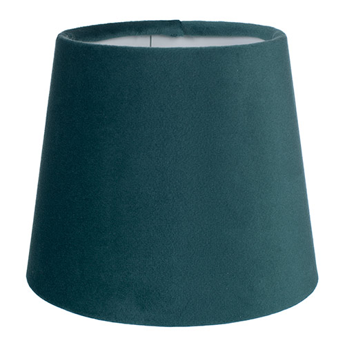 French Drum Candle Clip Shade in Teal Hunstanton Velvet