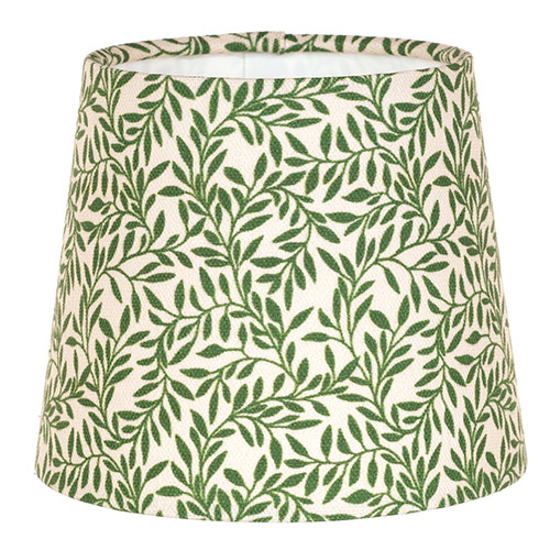 French Drum Candle Clip Shade in Rich Green Spring Leaf