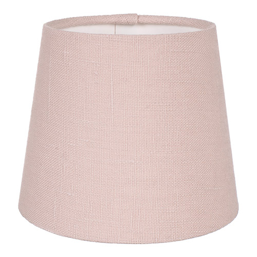 French Drum Candle Clip Shade in Vintage Pink Waterford Linen