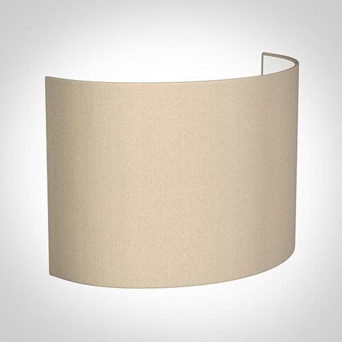 28cm Carlyle Half Shade in Royal Oyster Silk