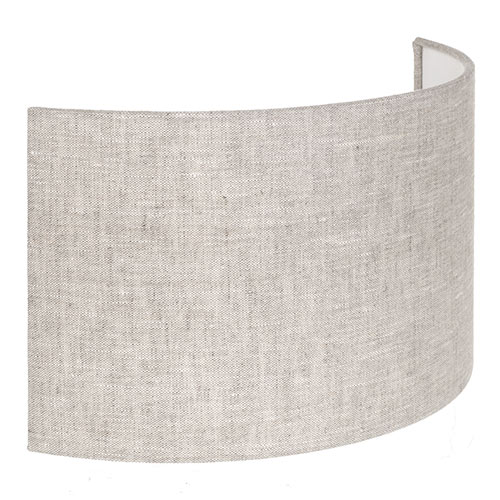32cm Carlyle Half Shade in Natural Isabelle Linen