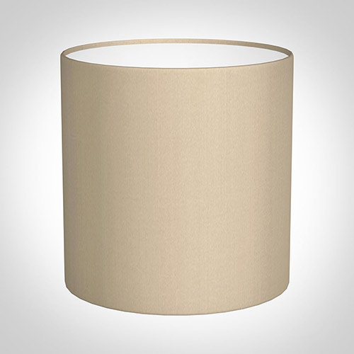25cm Medium Cylinder Shade in Royal Oyster Silk