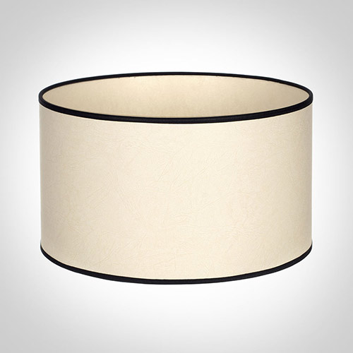 White lamp shade hot sale with black trim