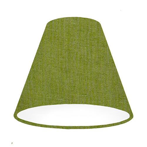 15cm Pendant Empire Shade in Green Waterford Linen