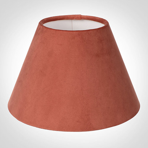 25cm Empire Shade in Burnt Orange Hunstanton Velvet