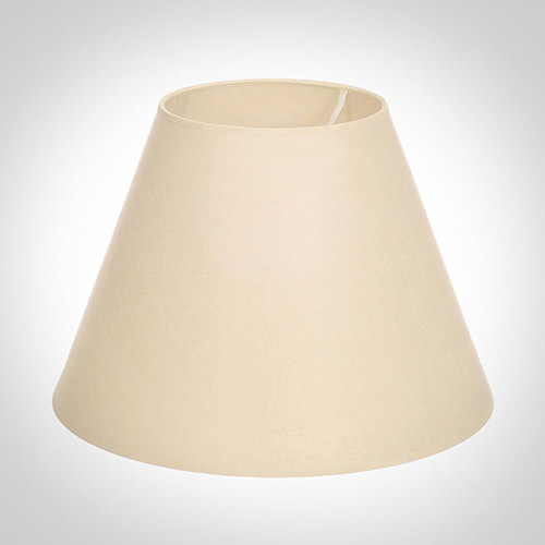 30cm Pendant Empire Shade in Parchment, Cream Trim