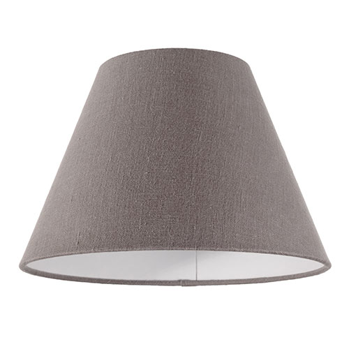 30cm Pendant Empire Shade In Mouse Waterford Linen