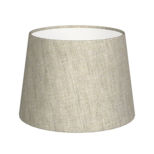 20cm Medium French Drum Shade in Natural Isabelle Linen