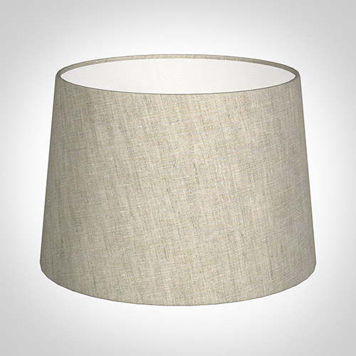 35cm Pendant Medium French Drum Shade in Natural Isabelle Linen