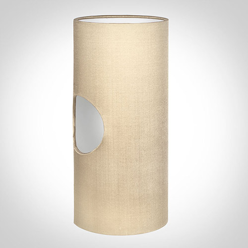 13cm Lamarsh Cylinder Shade in Royal Oyster Silk