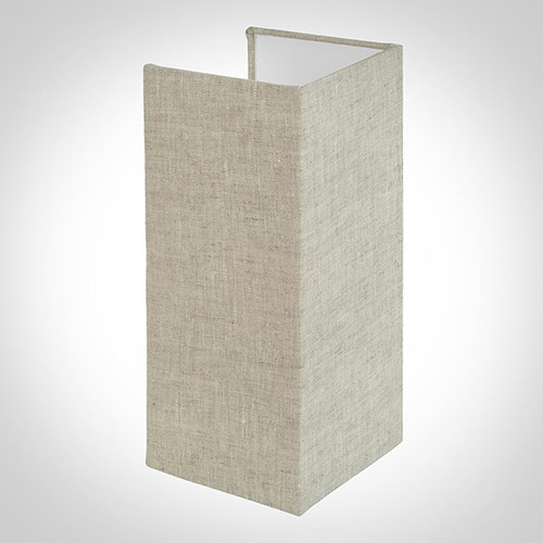13cm Rectangular Lamarsh Shade in Natural Isabelle Linen