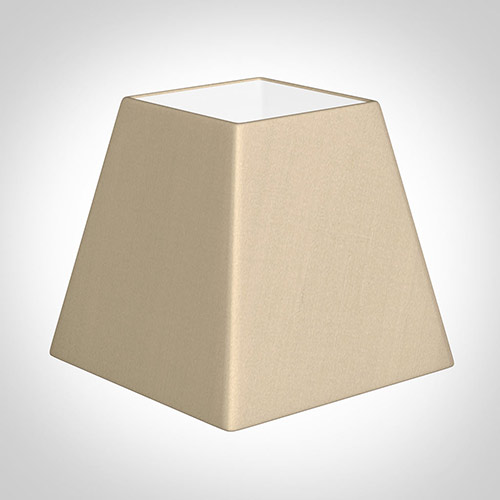 30cm Sloped Square Shade in Royal Oyster Silk
