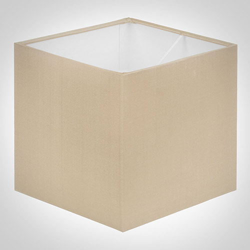 15cm Straight Square Shade in Royal Oyster Silk