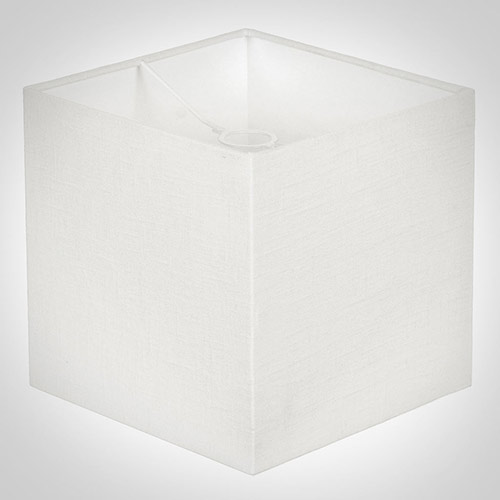 20cm Straight Square Shade in Cream Killowen Linen