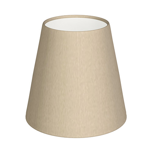 Tapered Candle Shade in Royal Oyster Silk