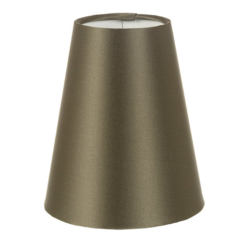 French Cone Candle Clip Shade in Laurel Satin