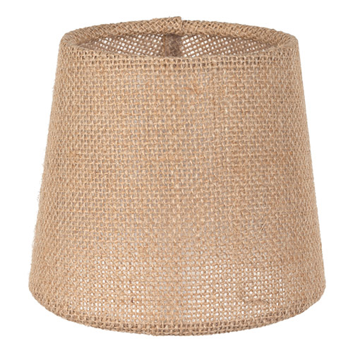 French Drum Candle Shade in Natural Jute