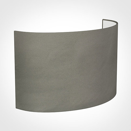 32cm Carlyle Half Shade in Pewter Satin