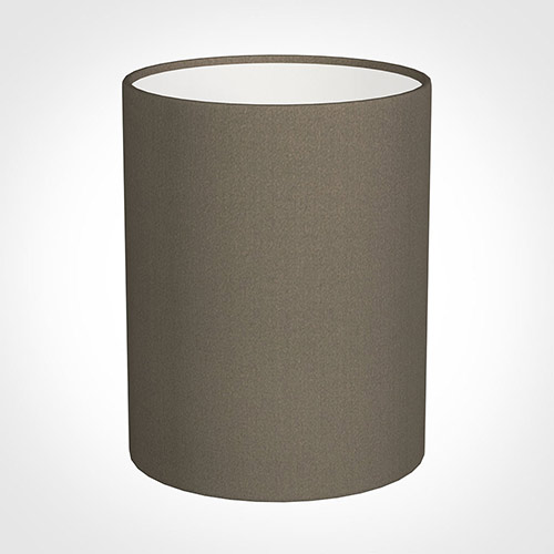 16cm Medium Cylinder Shade in Bark Satin