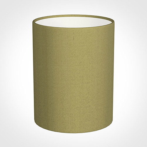 16cm Medium Cylinder Shade in Antique Gold Silk