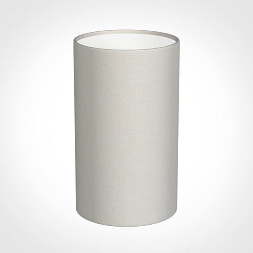 15cm Narrow Cylinder Shade in Off White Waterford Linen