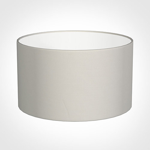 45cm Wide Cylinder Shade in Off White Waterford Linen