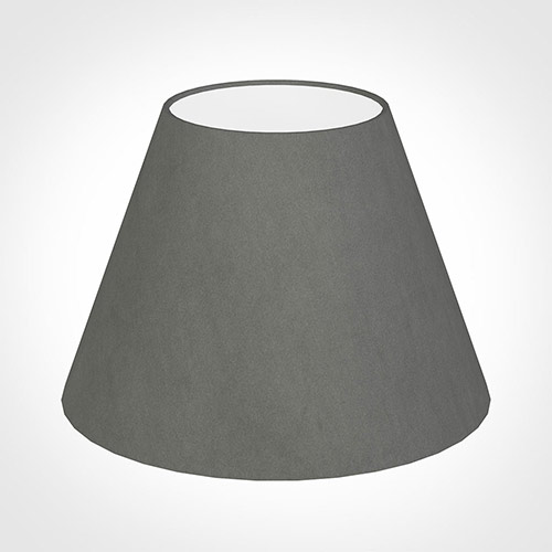 25cm Empire Shade in Mole Hunstanton Velvet