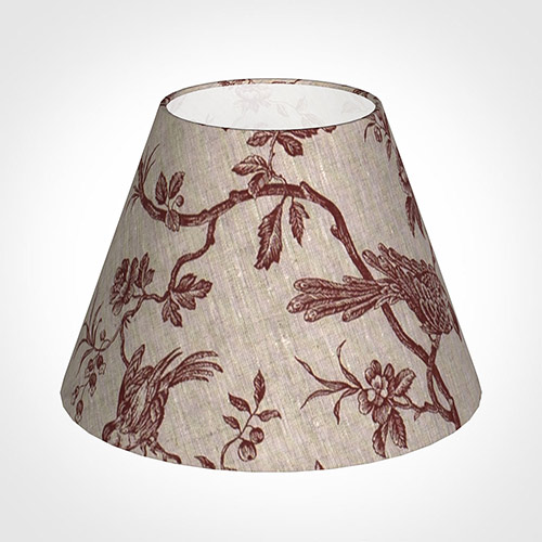 25cm Empire Shade in Red Isabelle