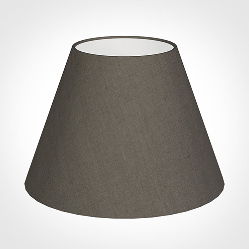 30cm Empire Shade in Mouse Waterford Linen