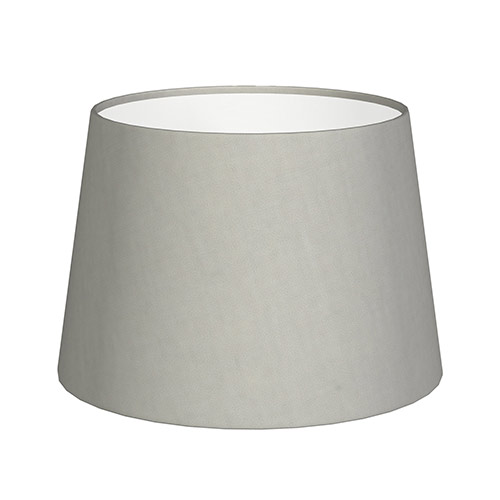 25cm Medium French Drum Shade in Soft Grey Waterford Linen