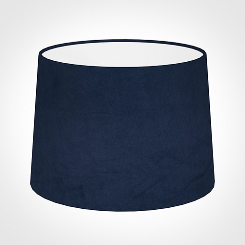 40cm Medium French Drum Shade in Navy Blue Hunstanton Velvet