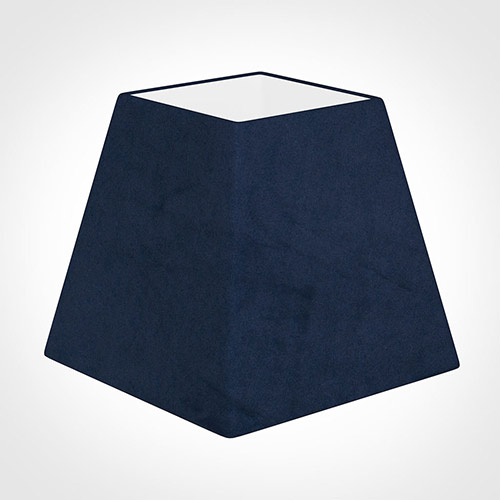 Blue square store lamp shade