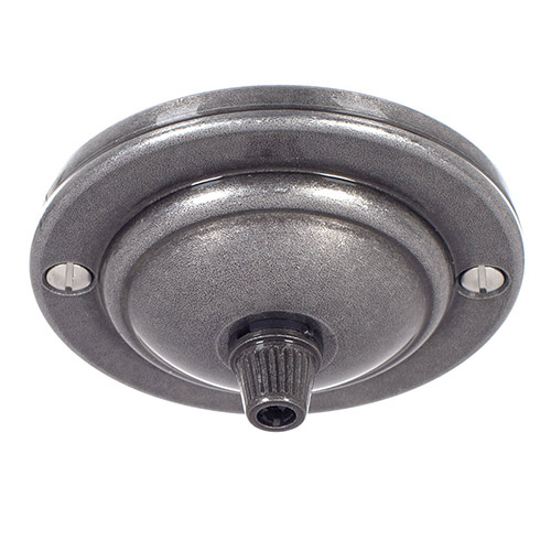 Georgian Ceiling Rose with Cable Grip in Polished
