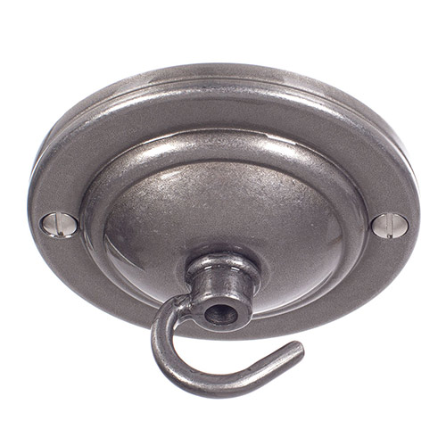 Georgian Ceiling Rose with Hook in Polished