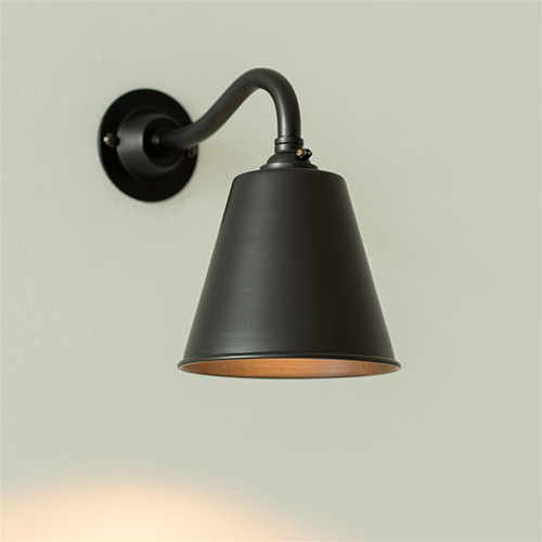 Club Wall Light in Matt Black