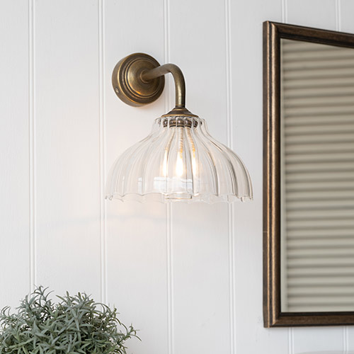 Octavia Fluted Bathroom Wall Light