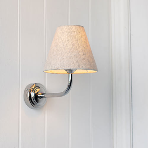 Keats Bathroom Light Fitting in Nickel