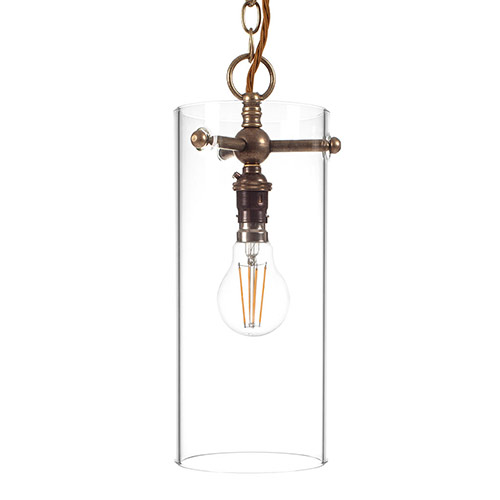 Bellingham Pendant Light in Antiqued Brass