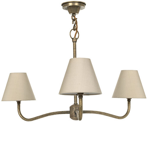 Carrick Pendant Light in Antiqued Brass