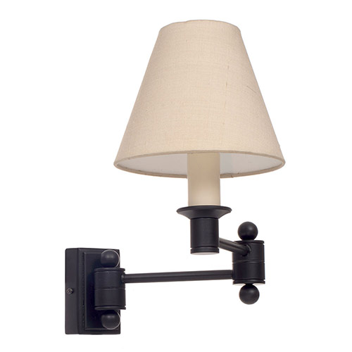Hanson Wall Light in Matt Black