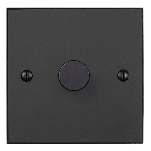 1 Gang Rotary Dimmer Beeswax Bevelled Plate