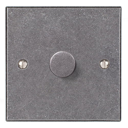 1 Gang Rotary Dimmer Polished Bevelled Plate