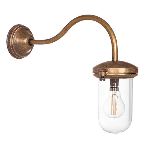 Jim Lawrence Salcombe Porch Light in Antiqued Brass Salcombe Porch Light in Antiqued Brass 3360AB