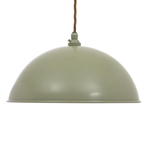 Pantry Light in Shaker Green (inside Ivory)