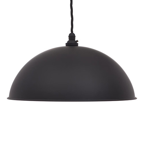 Pantry Light in Matt Black (inside Ivory)