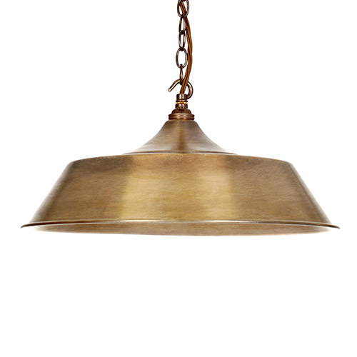 Balmoral Pendant Light in Antiqued Brass