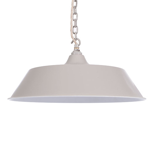 Balmoral Pendant Light Clay (inside white)