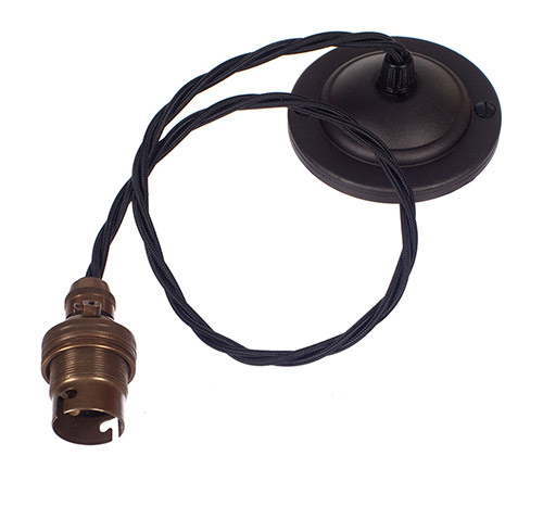 Beeswax Rose 50cm Black Cable (BC)