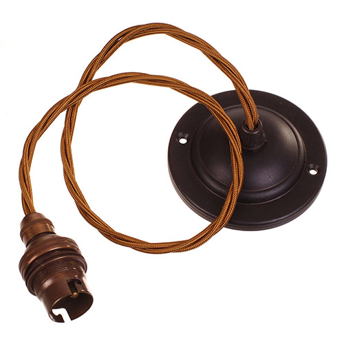 Beeswax Rose 50cm Bronze Cable (BC)