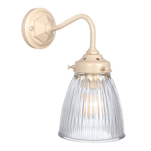 Fisher Wall Light in Plain Ivory